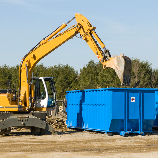 what are the rental fees for a residential dumpster in Brady